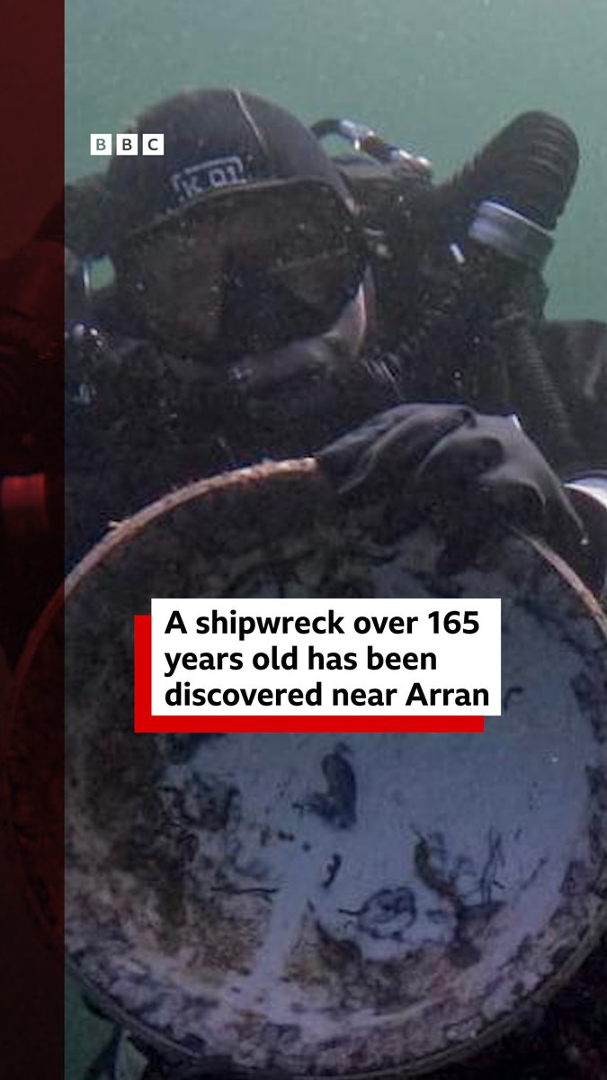 A group of divers have found a shipwreck with a cargo of 1840s Glasgow pottery off the west coast of Scotland. Find out more ➡️