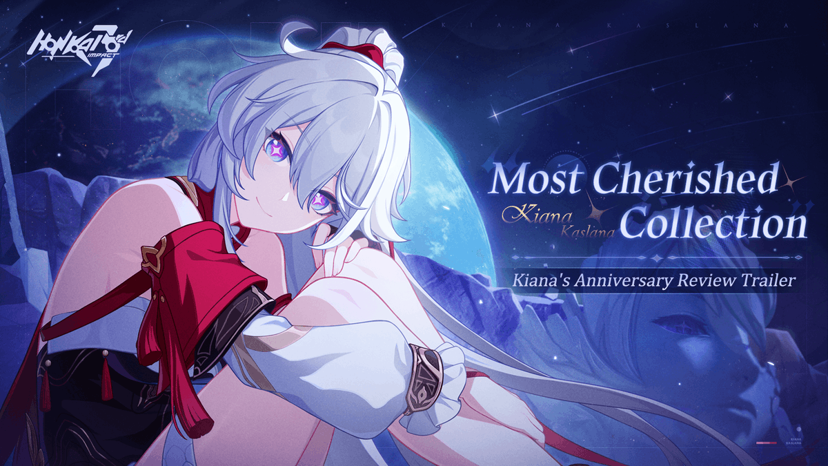 Honkai Impact 3rd Kiana's Anniversary Review Trailer — Most Cherished Collection I always feel like browsing through photo albums when I have time. After all, some memories are worth savoring again and again. New S-rank battlesuit Ba-Dum! Fiery Wishing Star debuts! >>> Voice Artists: Kiana: Rie Kugimiya Mei: Miyuki Sawashiro #HonkaiImpact3rd #Kiana #DrumminginNewResolutions #BaDumFieryWishingStar #WithKiana #HI3Reunion