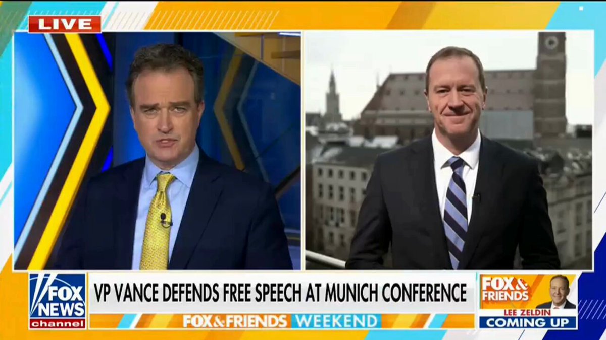VP JD Vance delivered the exact right message here in Munich. Free Speech Now. Free Speech Forever.