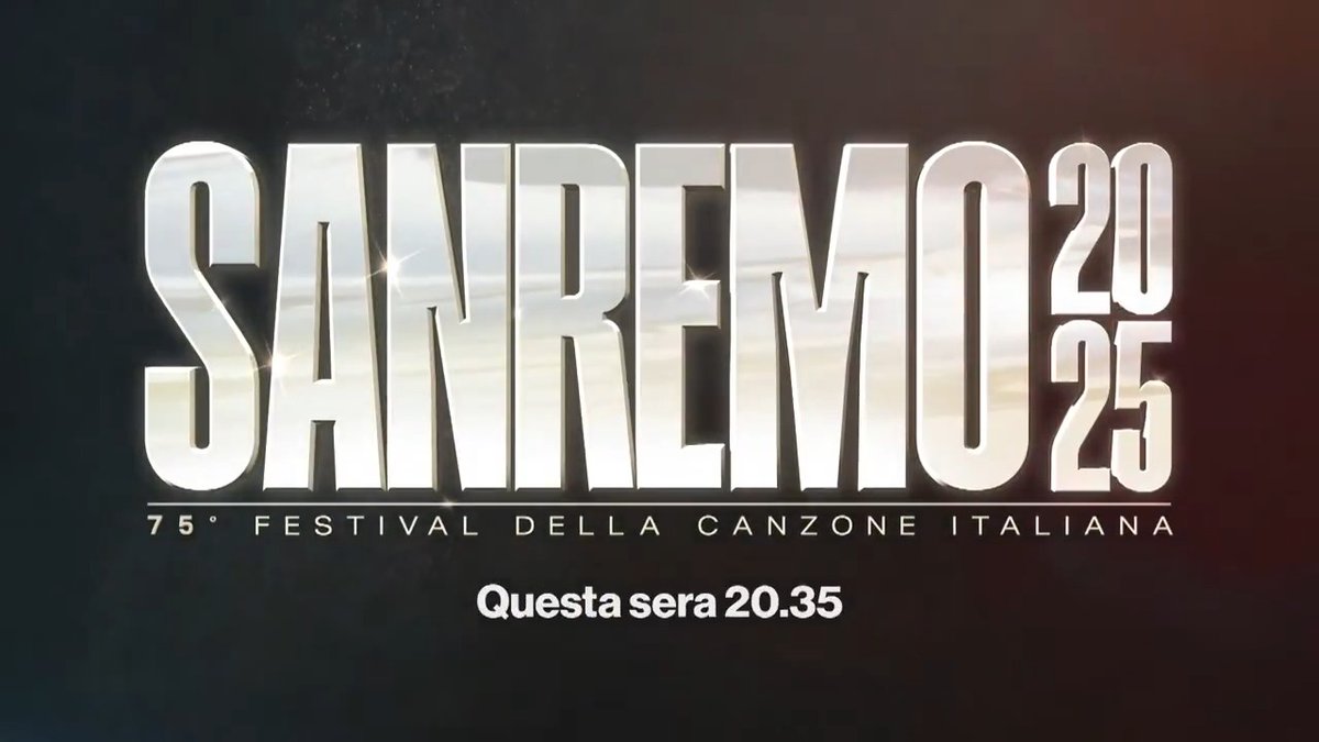 Stasera tutti davanti la tv! ๐ถ #Sanremo2025, la FINALE in diretta su Rai1, Rai Radio2 e RaiPlay