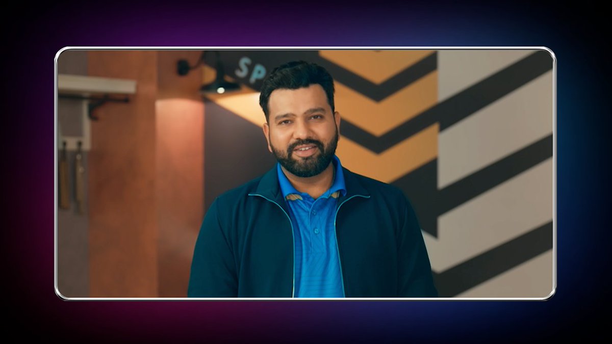 Indian Captain Rohit Sharma welcomes JioHotstar ✨