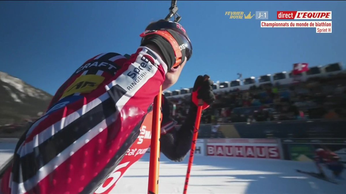 Johannes Boe sacré champion du monde sur le sprint à Lenzerheide, Quentin Fillon Maillet décroche la médaille de bronze 🥉