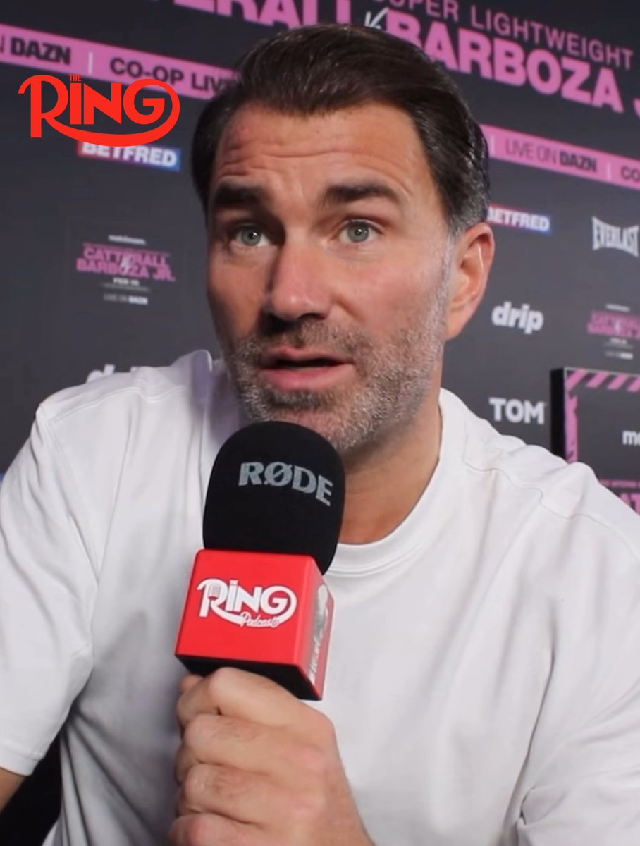 🗣 “It’s one of the best fights in boxing.” Eddie Hearn discusses the potential Jesse ‘Bam’ Rodriguez vs Fernando ‘Puma’ Martinez unification fight with The Ring.