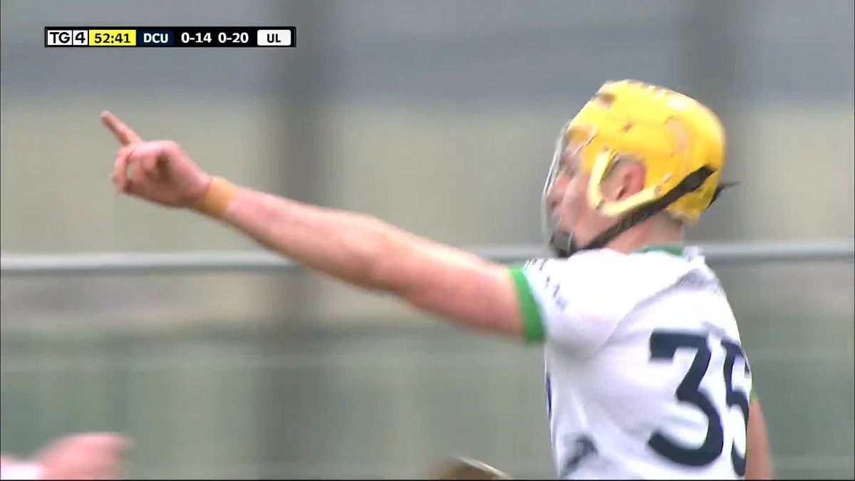 Cathal O Neill back from injury to help win a Fitzgibbon Cup final for UL 💪