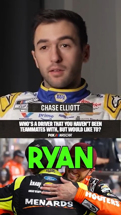 Team Bros: Chase. Bubba. Blaney. We asked drivers to pick a new teammate. #DAYTONA500