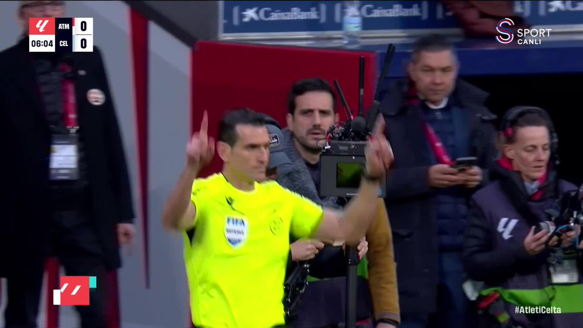 Atletico Madrid, Celta Vigo karşısında 10 kişi kalıyor! 🔴