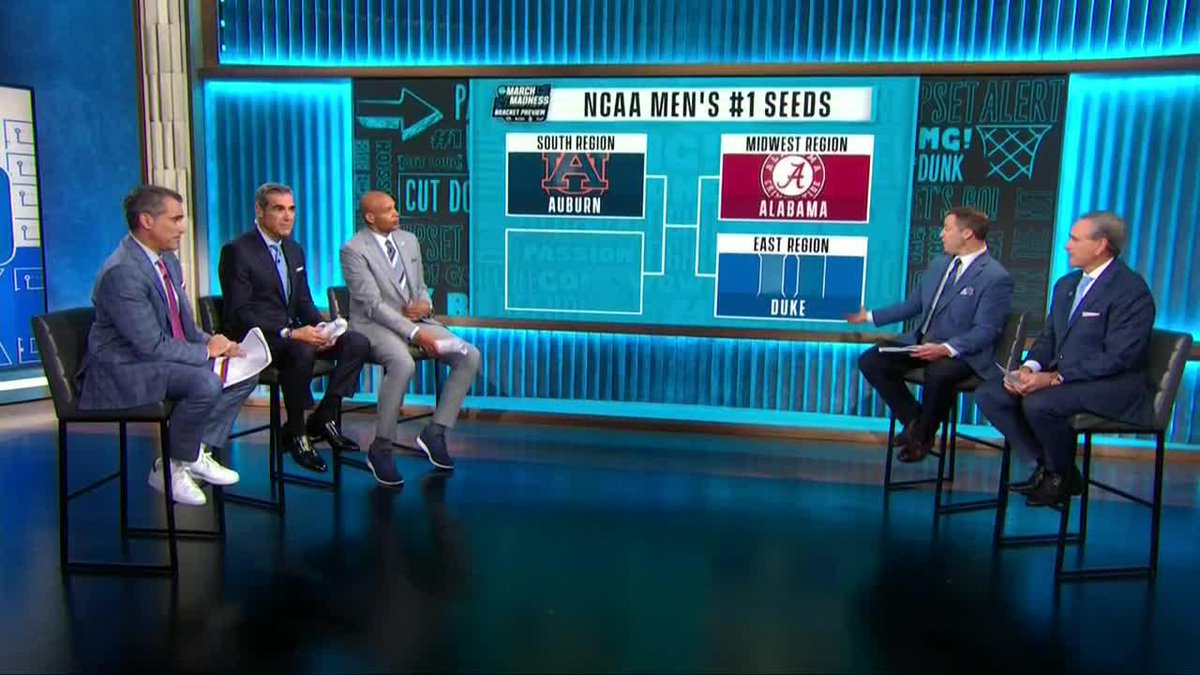 "I can't do it." The crew really asked Bubba Cunningham, the Athletic Director of UNC, to announce the third No. 1 seed 😂 DUKE!
