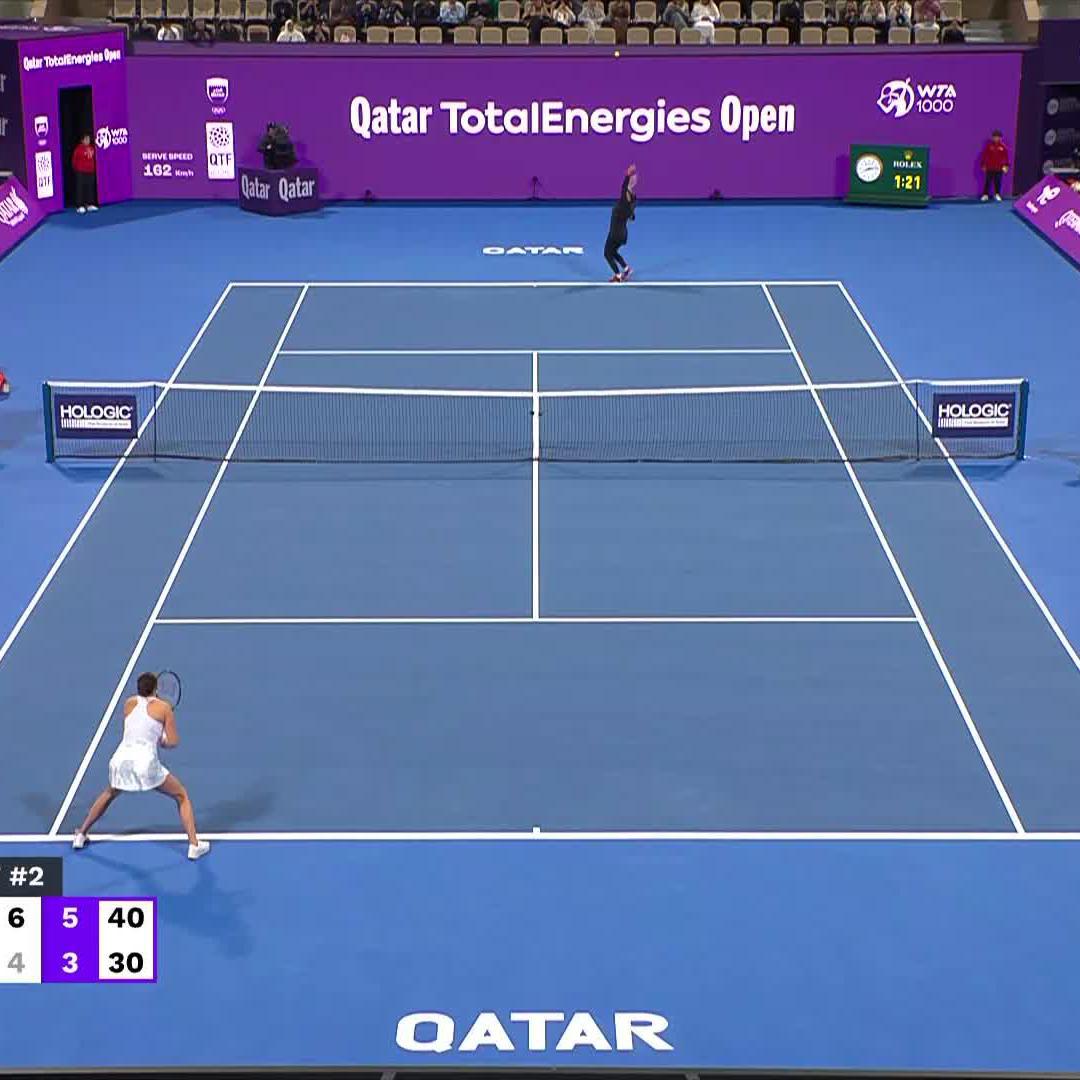 May 2023 - Amanda Anisimova checks out of tennis to prioritize her mental health, citing burnout at 21 years old; picks up her passion for painting February 2025 - One year into her comeback, Amanda Anisimova is a first-time WTA 1000 champion in Doha 🏆