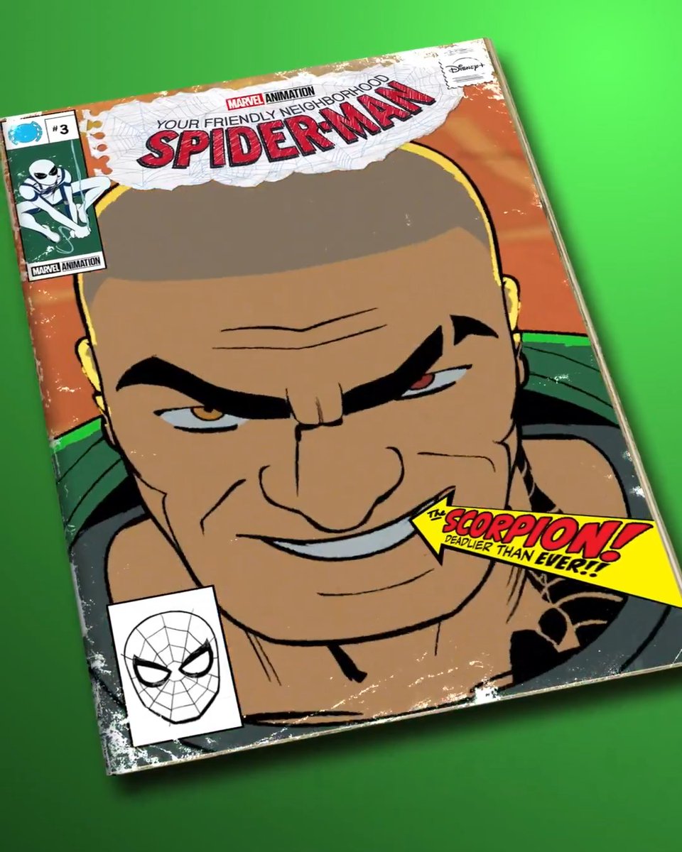 Never take your eyes off a scorpion! 🦂 Marvel Animation's all-new series #YourFriendlyNeighborhoodSpiderMan is now streaming on Disney+.