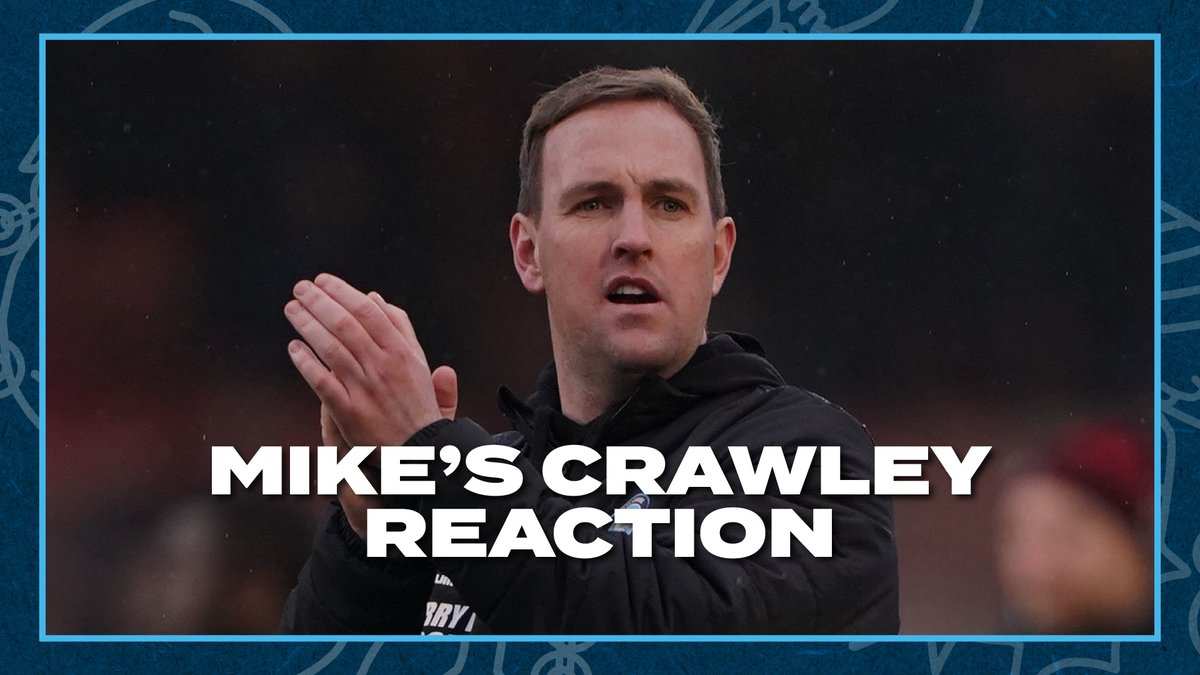🎙️Mike Dodds gives his thoughts after today's draw with Crawley.
