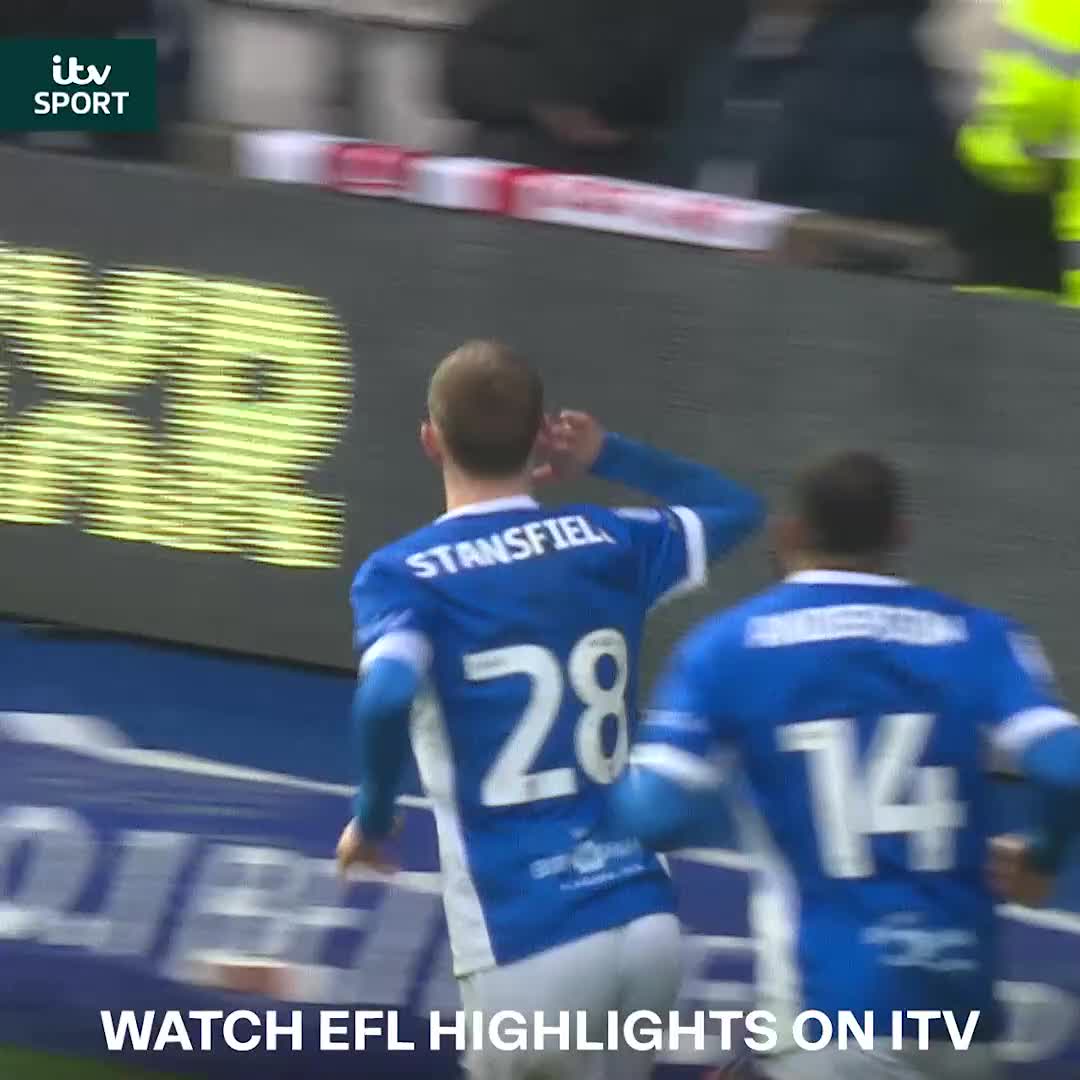 Jay Stansfield scores again 🎵 Great determination to keep the ball in play before firing it into the roof of the net! 🔥 Birmingham City FC | EFL