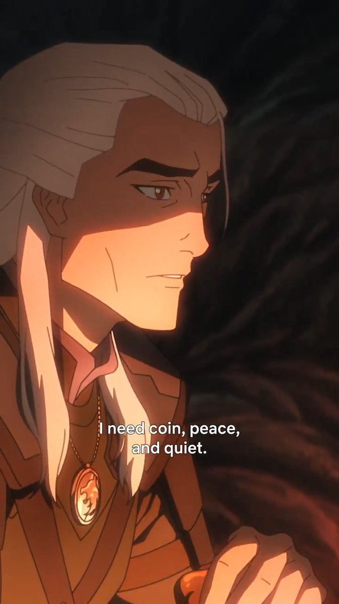 Geralt's nothing but a softie... 📺 The Witcher: Sirens of the Deep