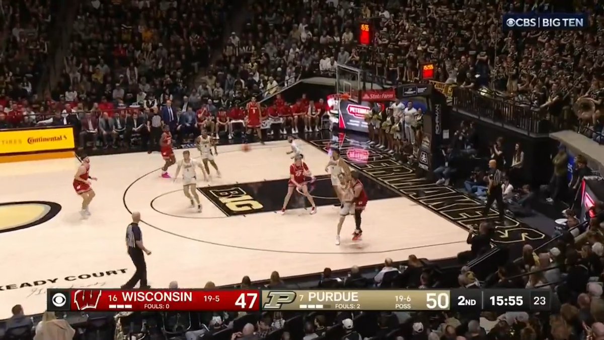 Tonje. Again. Wisconsin Basketball