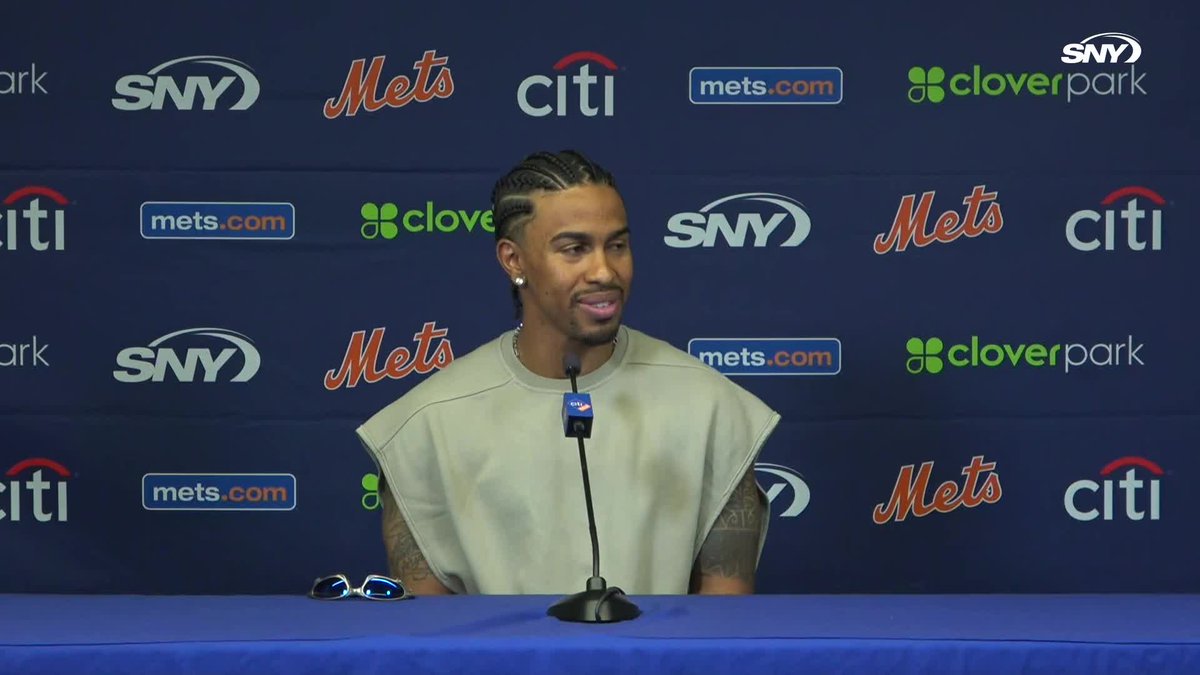 Francisco Lindor was asked how the Mets can kickstart good vibes this season: "Winning, not going 0-5" 😂