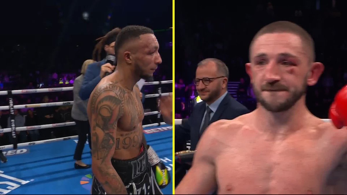 Congratulations, Jazza Dickens | Boxing 👏 He picks up the WBA International Super Featherweight Title with a UD win over Zelfa Barrett 🛡️ 📝 97-93, 97-93, 96-94 #BarrettDickens #CatterallBarboza