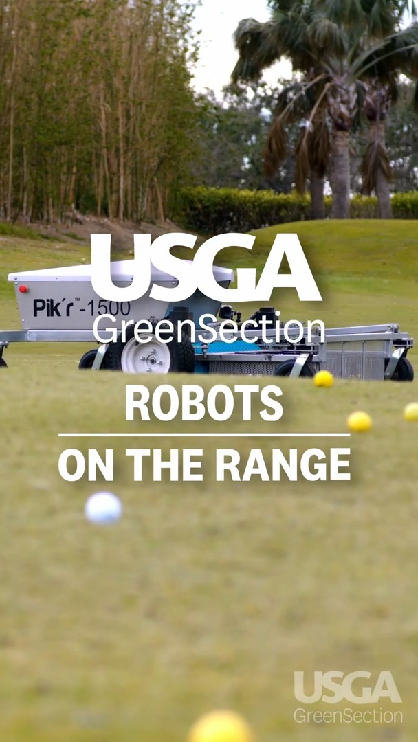 Robots, robots everywhere! 🤖 USGA Green Section