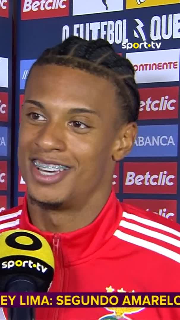 A reaรงรฃo de Leandro Santos ร estreia a titular no Benfica โค๏ธ
