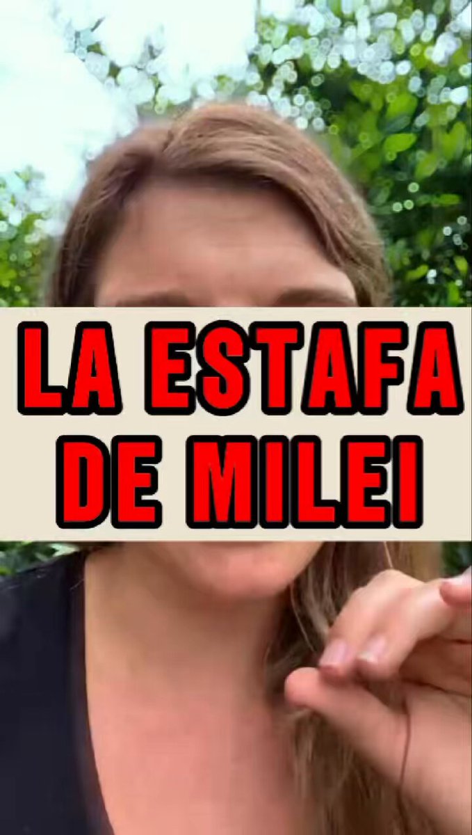 La gran estafa de Milei
