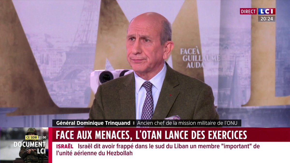 🗣️ Général Dominique Dominique Trinquand "L'OTAN est en train de redécouvrir ce qu'est la guerre"