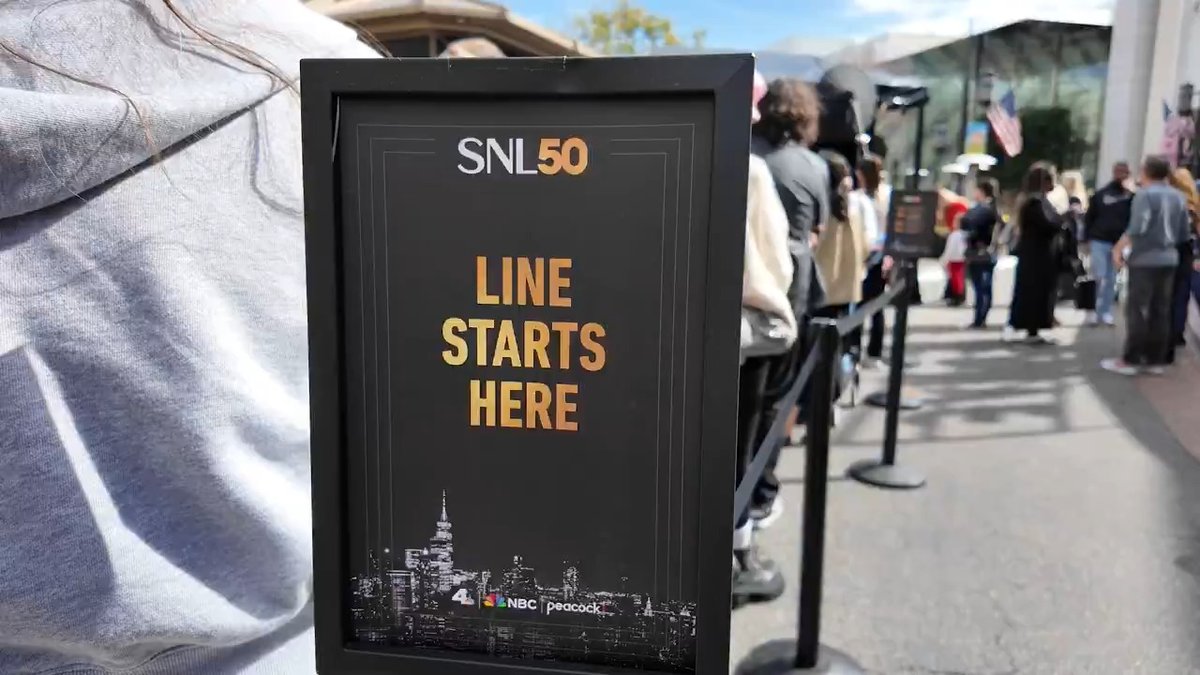 LA’s hottest club is Weekend Update at @thegrovela. 🌟 Stop by today until 10pm and tomorrow 11am-8pm for photo opportunities and free SNL merch while supplies last. SNL50: The Anniversary Special is LIVE tomorrow 8PM ET/5PM PT on NBC and Peacock