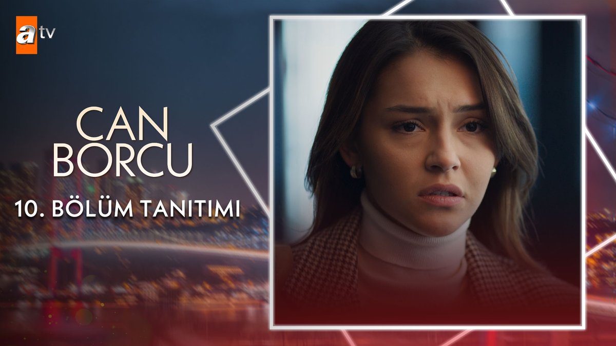 “Sana kardeşini kurtarmak için bir şans veriyorum…” 10. Bölüm Tanıtımı #CanBorcu yeni bölümüyle Cumartesi 20.00’de atv’de. ⚖️ atv