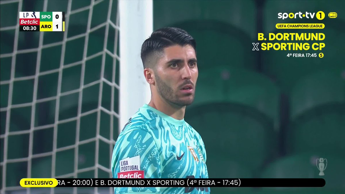 Rui Silva, gardien du Sporting, vient de nous offrir l'un des CSC de la saison ! 😭😭 Qu'est qu'il a voulu faire sérieux... 💀 (sport tv)
