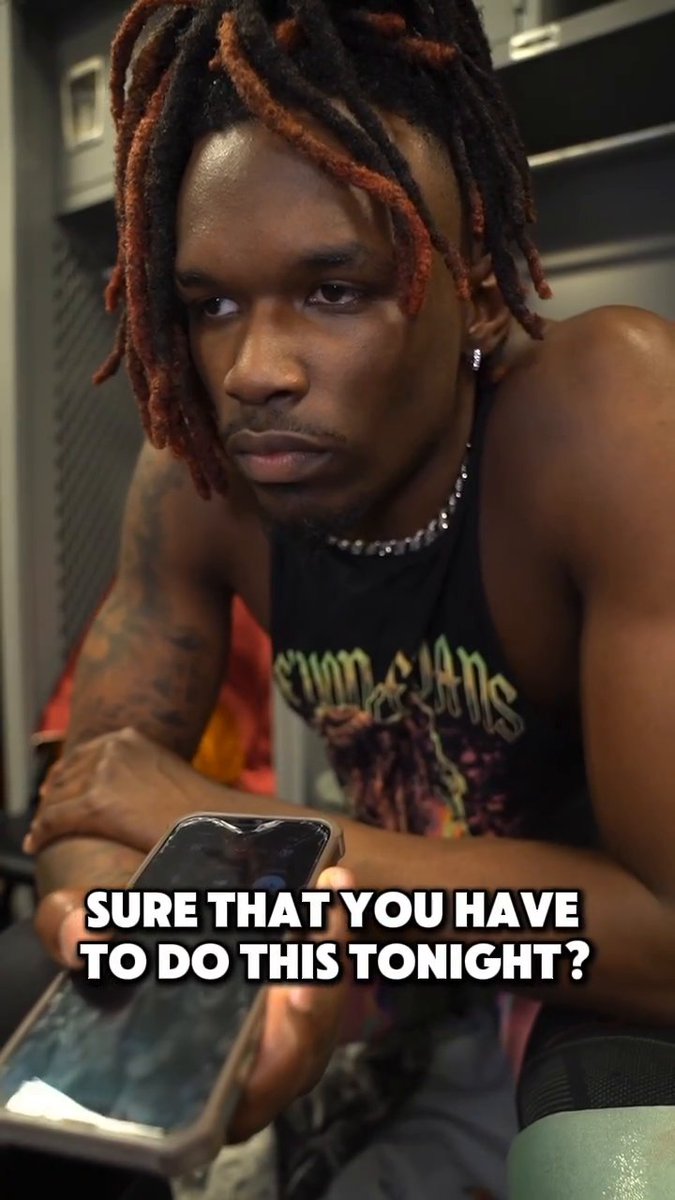 "Are you absolutely sure that you have to do this tonight?” Just hours before he faces “All Ego” Ethan Page in what could be a career-altering match at #VengeanceDay, Je’Von Evans has an emotional conversation with his mother...