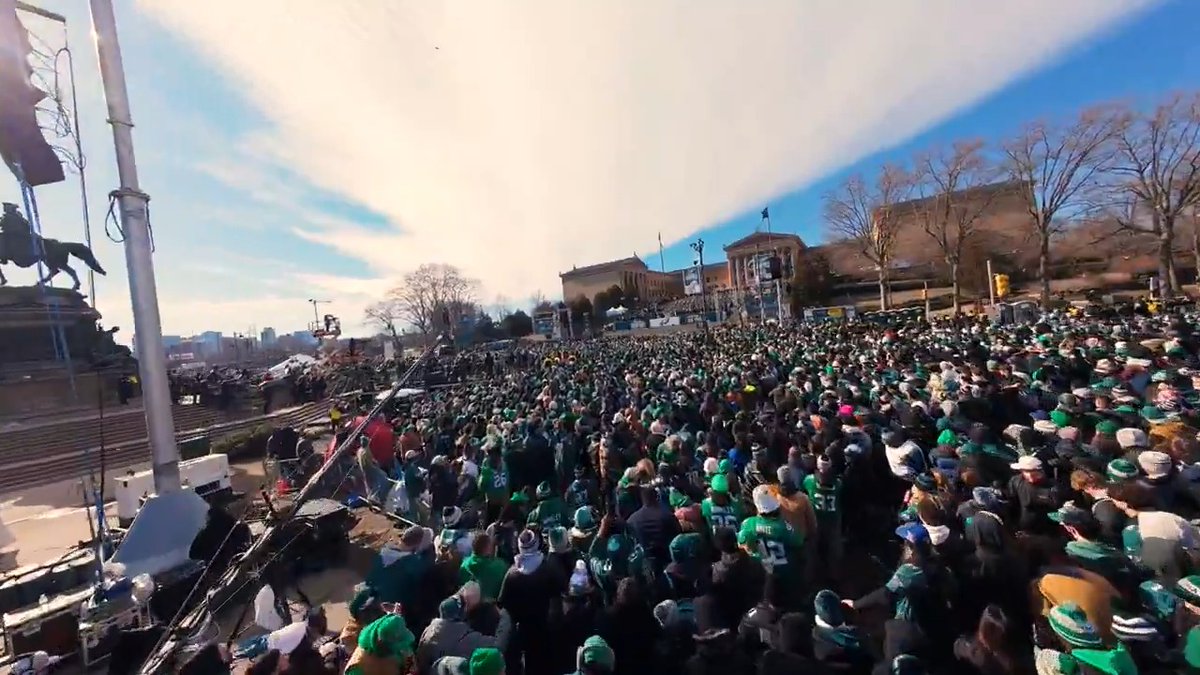 The Philadelphia Eagles SBLIX Parade Experience 🤩 Bud Light | #FlyEaglesFly