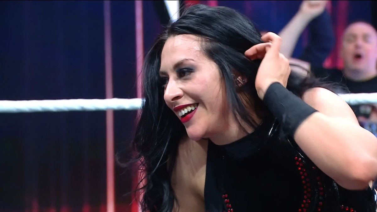 AND NEWWWWWWWW! STEPHANIE VAQUER IS THE NEW #WWENXT WOMEN'S NORTH AMERICAN CHAMPION!!! Stephanie Vaquer #VengeanceDay