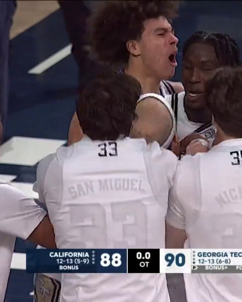 GEORGIA TECH WINS IT AT THE BUZZER 🤯
