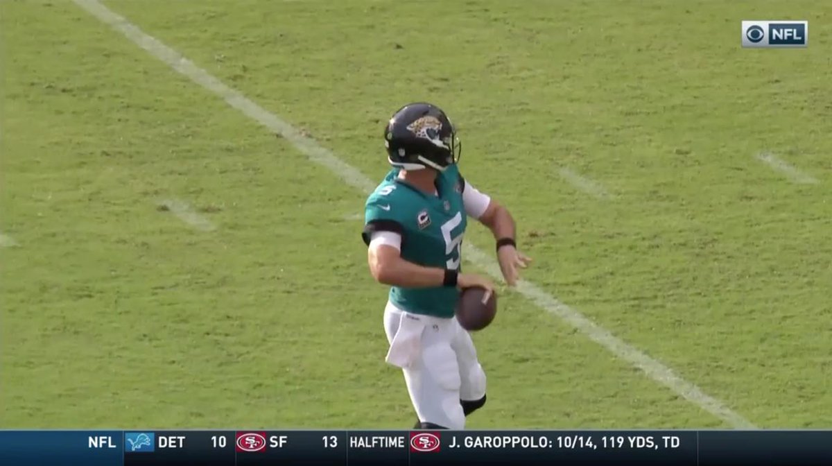 Blake Bortles is still the BOAT ⛵️! Just cuz, here’s Blake Bortles’ 400+ total yards and 4 TDs to beat the #Patriots in 2018.