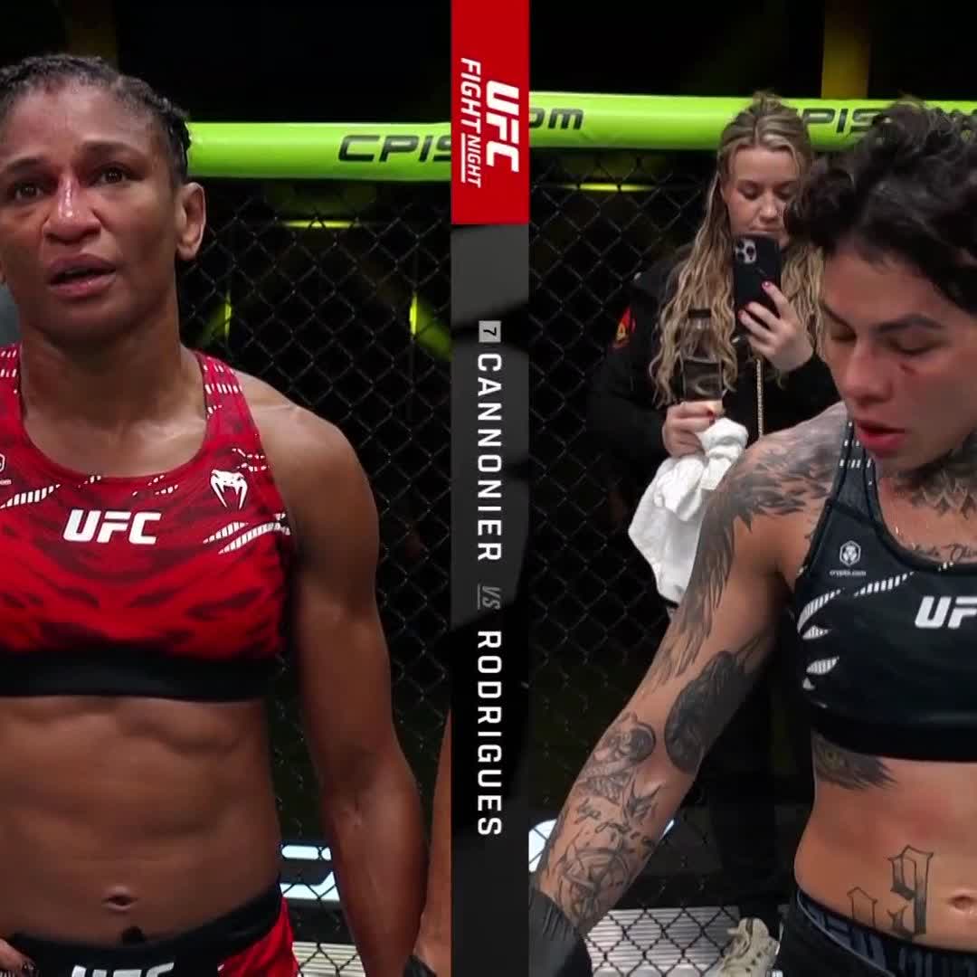 She's now tied for the 3rd most wins in UFC Women's History ๐จ Angela Hill gets the split decision victory at #UFCVegas102!