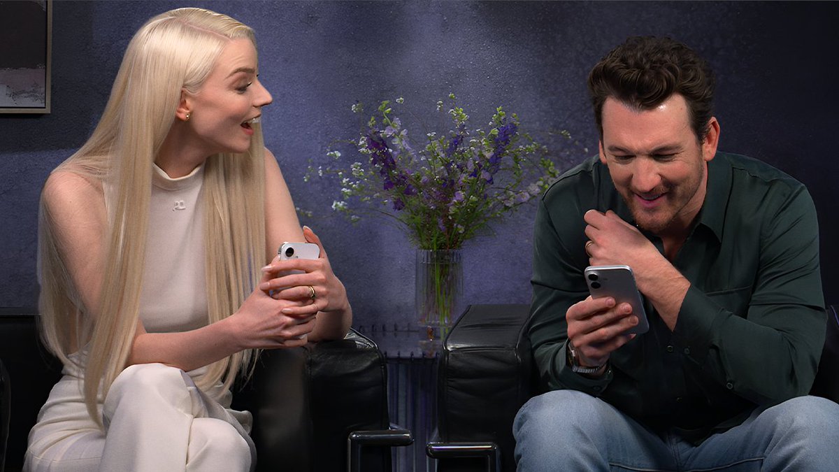 Miles Teller and Anya Taylor-Joy reveal the plot of The Gorge, using only emojis. #TheGorge — Now Streaming
