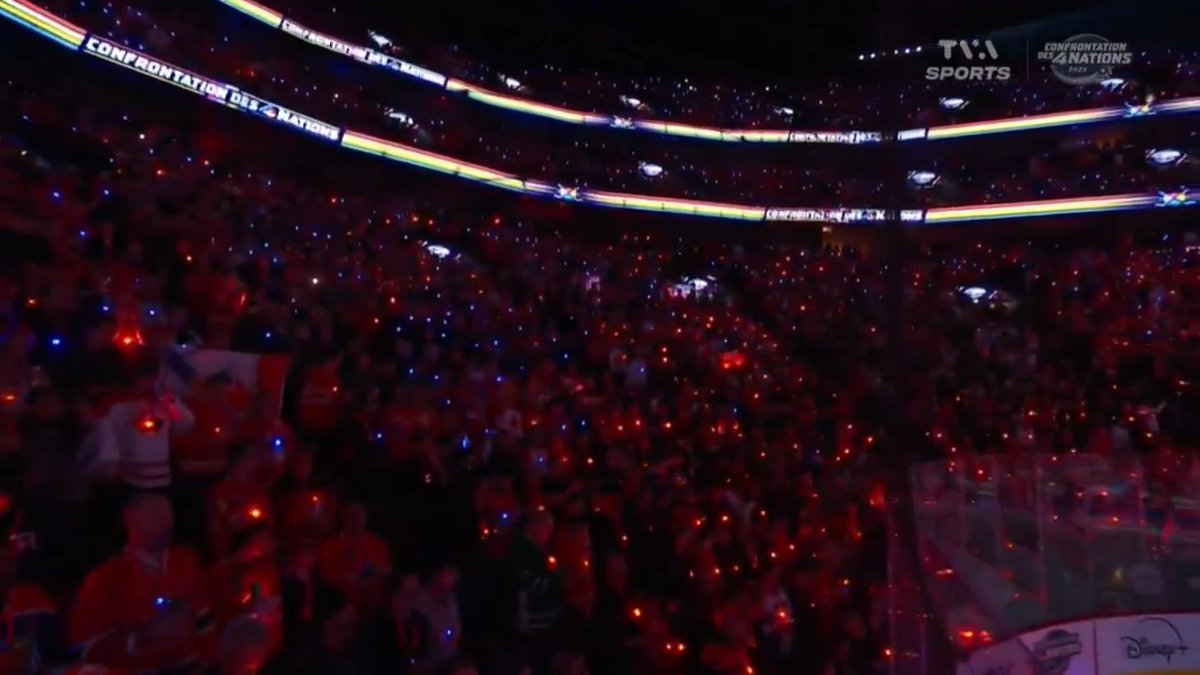 L’ambiance est ÉLECTRISANTE au Centre Bell 🤩 The atmosphere at the Bell Centre is ELECTRIC #GoHabsGo | #4Nations