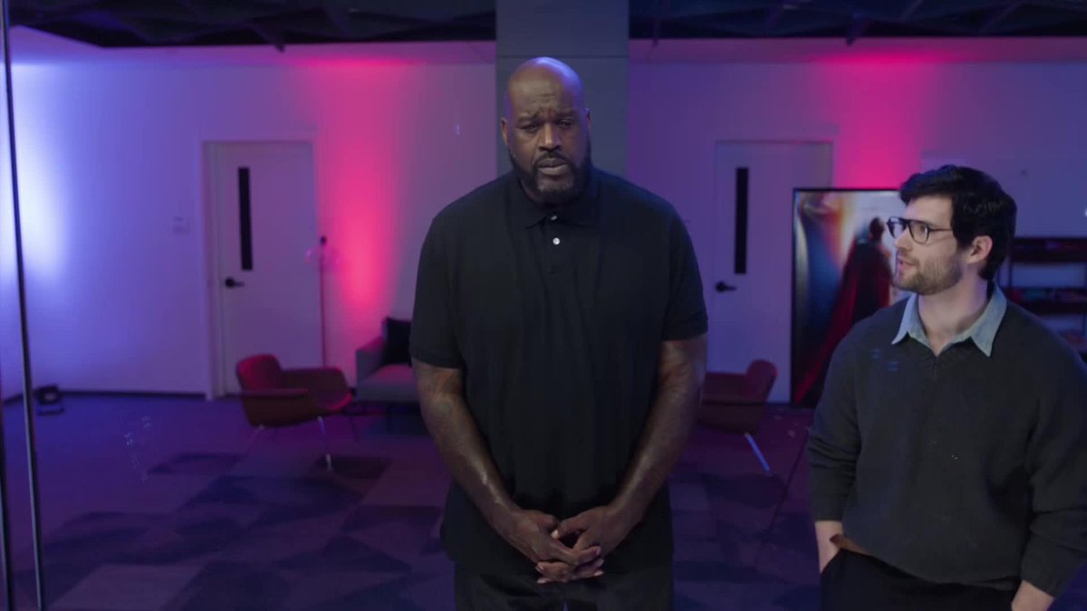 Shaq appears alongside James Gunn & David Corenswet in a new ‘SUPERMAN’ promo.