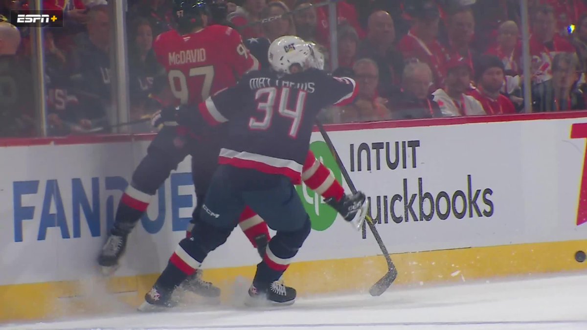 MCDAVID GOT LEVELED 😮