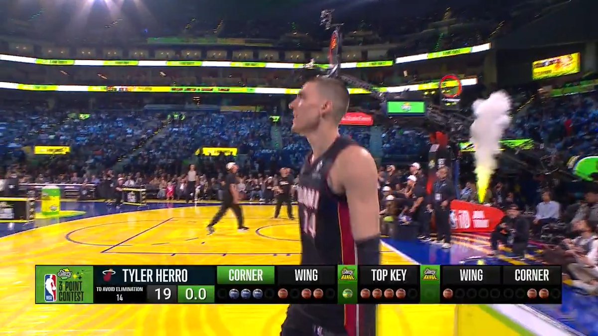 Heading to the final round of the 3-point contest. Here's how Tyler got it done ⤵️
