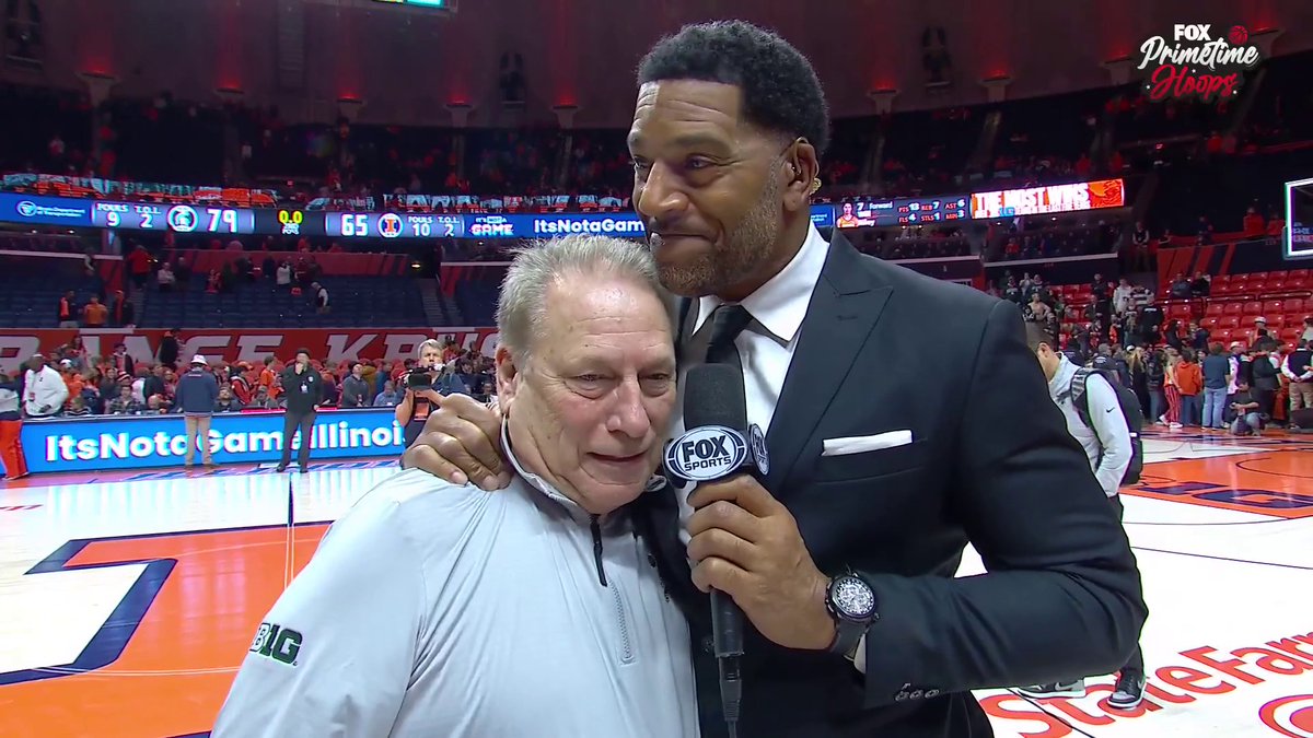 "I just want to be thankful for the 148 players I coached. Each one of them got a win." Tom Izzo, 354 Big Ten Conference wins 🙌 Michigan State Men's Basketball