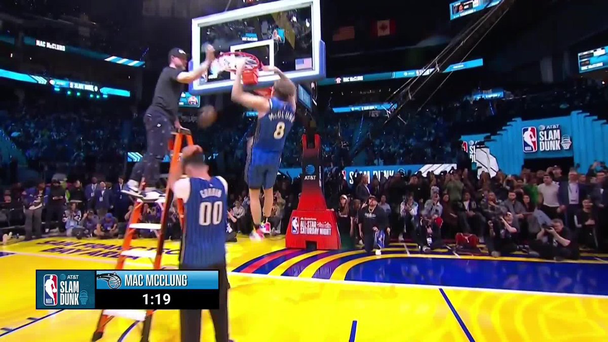 MAC MCCLUNG ARE YOU KIDDING 🤯 #ATTSlamDunk