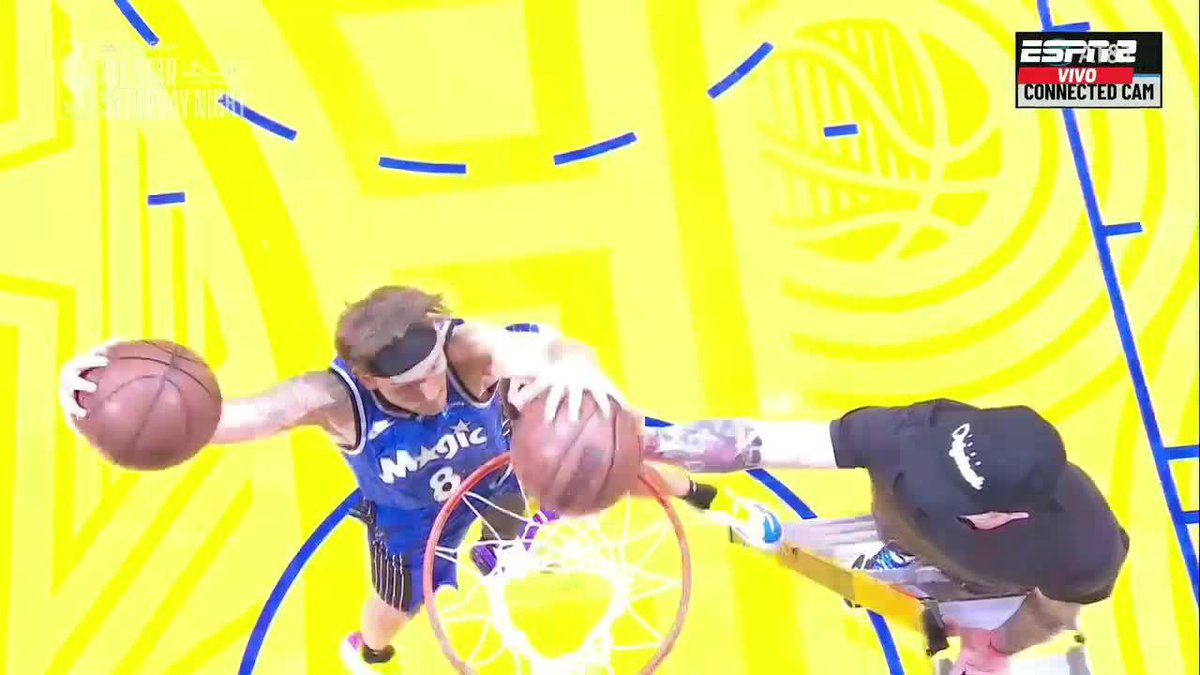 ¡¡HAPPY HOUR!! ¡¡2X1 DE VOLCADAS PARA MCCLUNG EN LA TERCERA RONDA DEL CONCURSO DE VOLCADAS!! 👊🏼 Nuevamente puntaje perfecto: ¡50! 📺 El #NBAAllStar, en vivo por #DisneyPlus