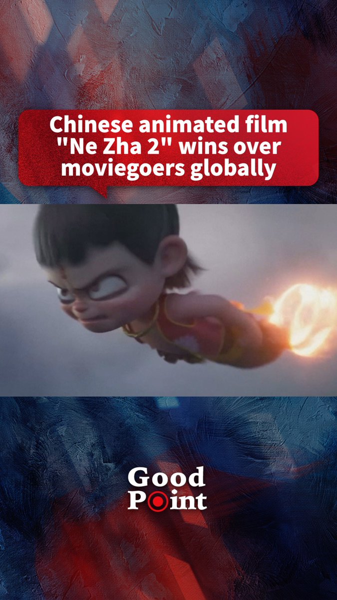 Chinese animated film "Ne Zha 2" wins over moviegoers globally #NeZha2
