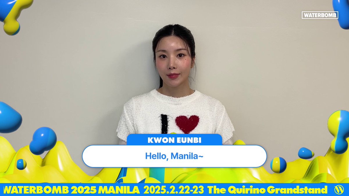 The queen is arriving! 👑🔥 KWON EUN BI is ready to set WATERBOMB MANILA 2025 on fire! 🌊✨ Get ready for stunning performances, high-energy vibes, and a night you won’t forget! 💃💥 Let’s dance, splash, and make this festival legendary! Don’t miss out—get your tickets now! 🎫❤️‍🔥 🎫 Official Ticketing Website: 𝑾𝑨𝑻𝑬𝑹𝑩𝑶𝑴𝑩 𝑴𝑨𝑵𝑰𝑳𝑨 2025 📅 February 22 (SAT) - 23 (SUN), 2025 📍 The Quirino Grandstand, located at Rizal Park Luneta #WATERBOMB #WATERBOMB2025 #WATERBOMBMANILA #WATERBOMBMANILA2025 #KPOP #WaterMusicFestival #MusicFestival