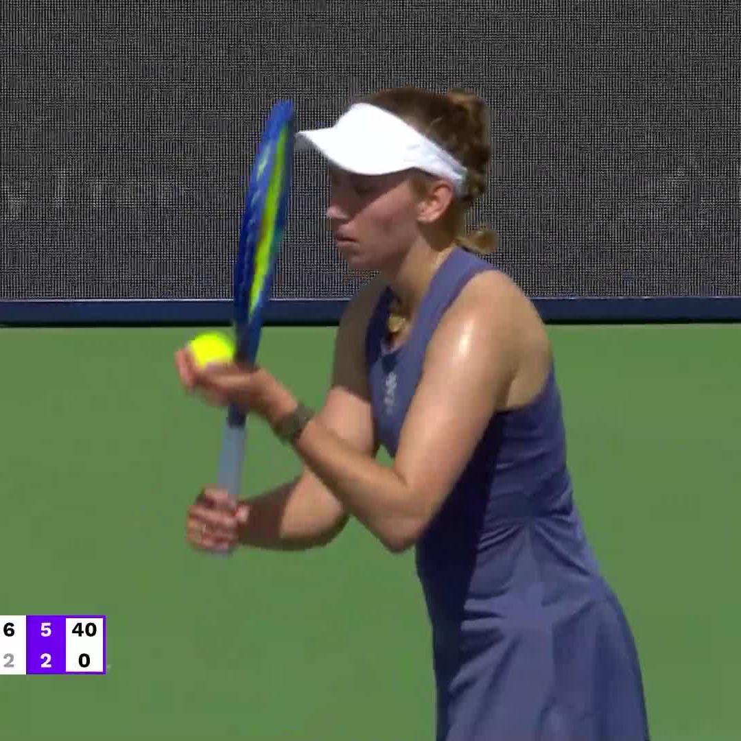 the fine form continues 😮‍💨 Elise Mertens defeats Fernandez 6-2, 6-2! #DDFTennis