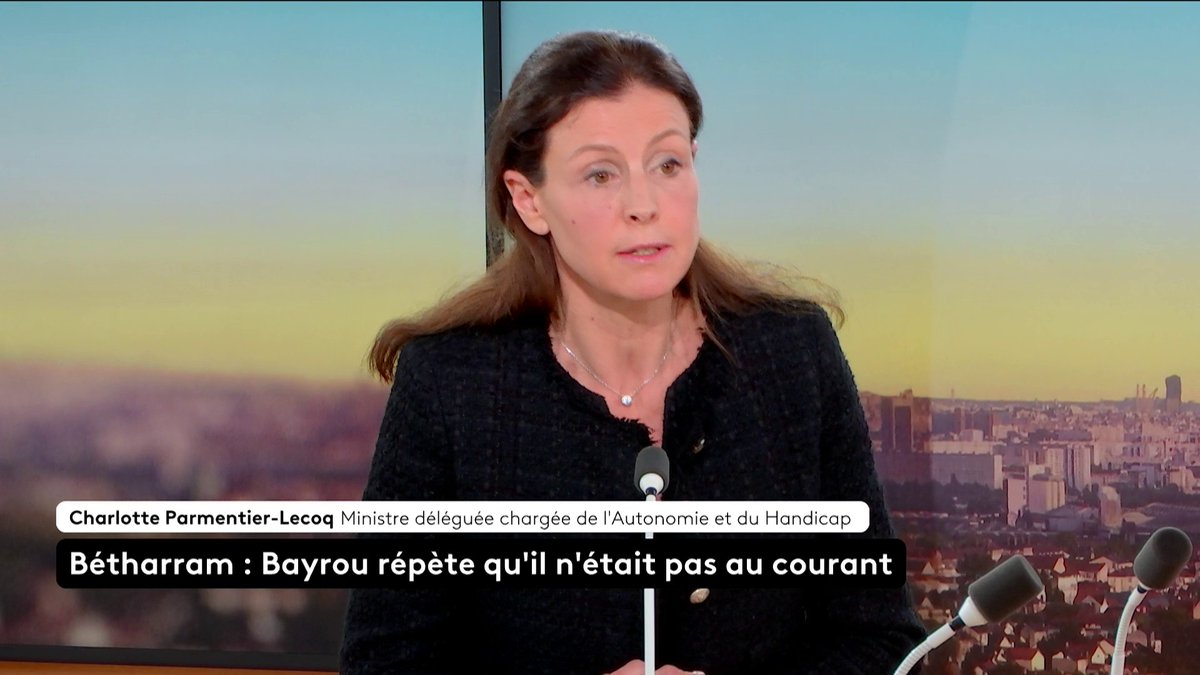 🔴DIRECT - 🗣️"C'est un procès politique piloté par LFI qui utilise le malheur et la douleur des gens pour semer le chaos politique." Charlotte Parmentier-Lecocq, ministre déléguée chargée des personnes handicapées, réagit aux accusations selon lesquelles François Bayrou aurait été au courant des violences perpétrées au sein du collège-lycée Notre-Dame de Bétharram. #franceinfo #canal27