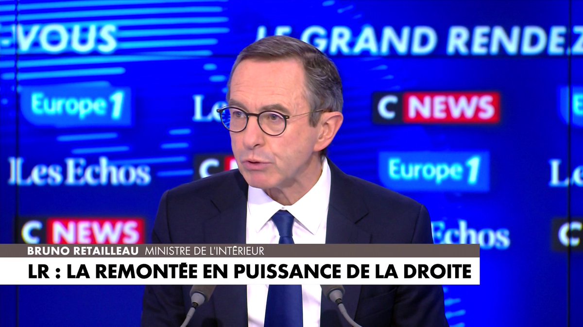 Bruno Retailleau : «Ma droite, c'est une droite qui veut que le travail paye plus que l'assistanat, que l'Etat arrête de faire la poche des Français», dans #LeGrandRDV