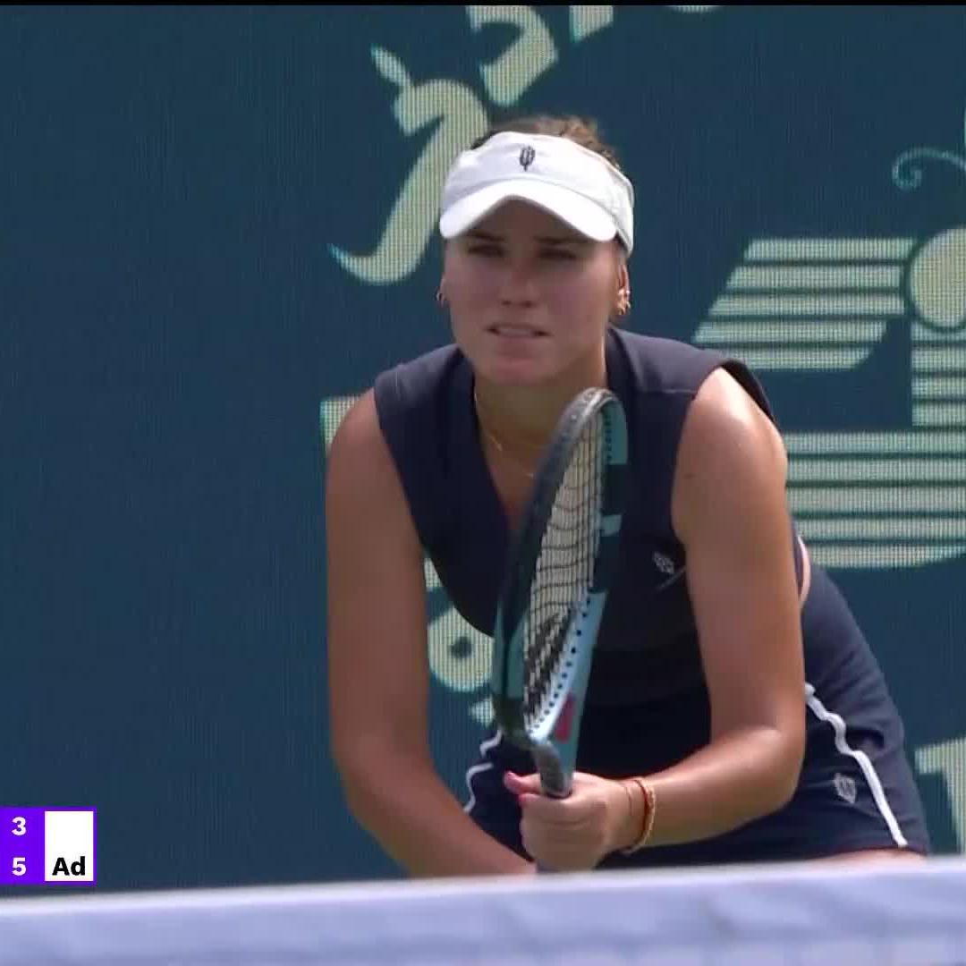 special from Sofia 🍬 Sofia Kenin secures a 7-5, 6-3 win over Vekic to advance in one hour, 31 minutes! #DDFTennis