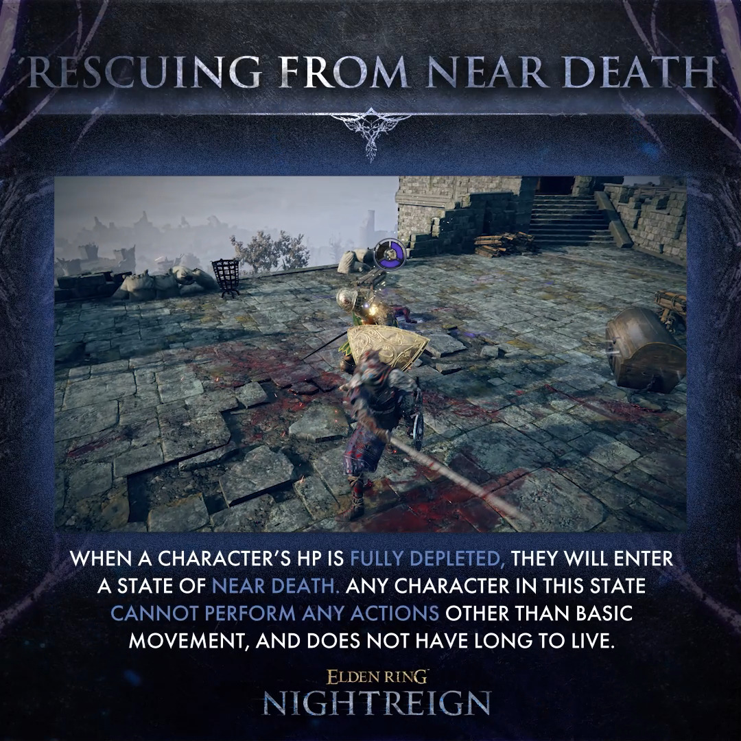 When facing overwhelming odds, seek solace at the hands of your fellow Nightfarers. #ELDENRING #NIGHTREIGN