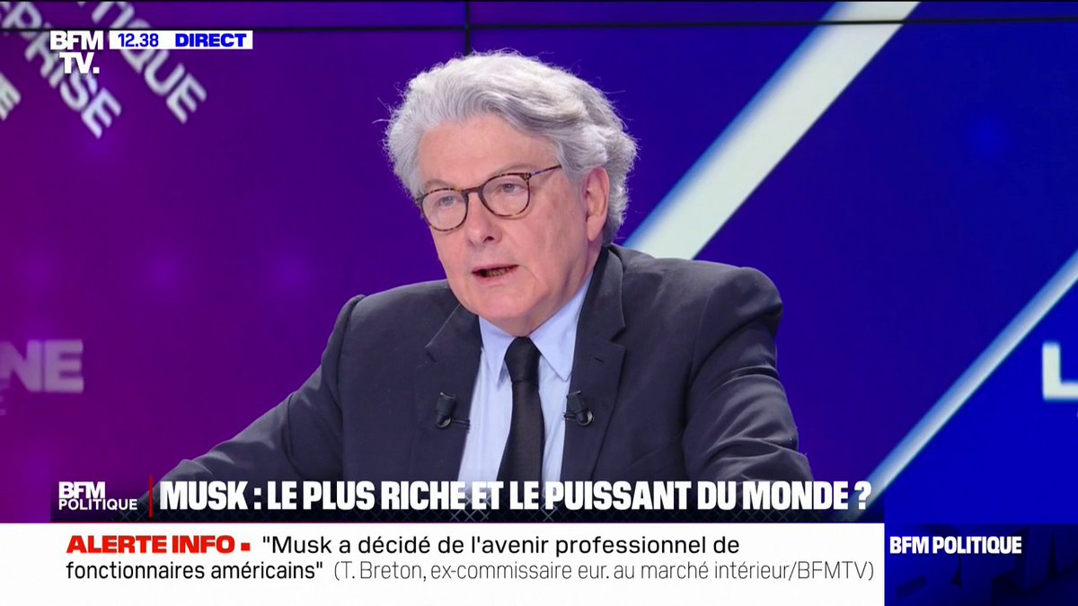 Relations entre les États-Unis et l'Europe: "Dans le cadre de l'Otan, nous sommes des alliés", assure Thierry Breton