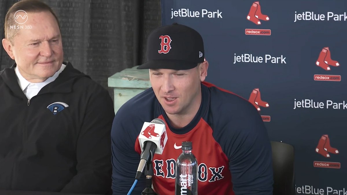 "I've been fortunate enough to be in the playoffs the first 8 years of my career and I plan on continuing to do it here... I can see that there's something special here." EXACTLY what you want to hear from Alex Bregman 💪 #RedSox