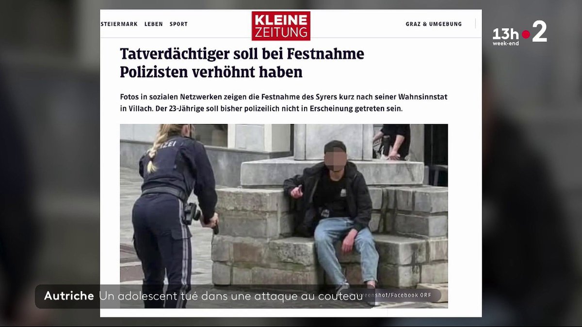 L'Autriche est endeuillée au lendemain d'une attaque au couteau qui a coûté la vie à un adolescent de 14 ans. Cinq personnes ont été blessées. Un demandeur d'asile syrien en règle a été arrêté grâce à l'intervention d'un autre livreur, lui aussi syrien. #JT13H